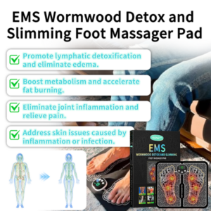 Bikenda™ EMS Wormwood Detox and Slimming Foot Massager Pad